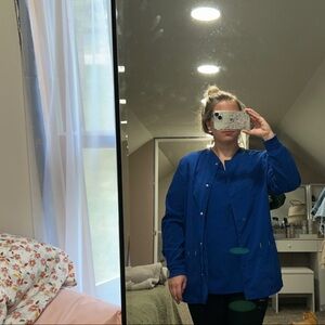 Scrubstar Women's Blue Scrub Top